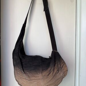 Free People Black and Brown Ombre Messenger Bag